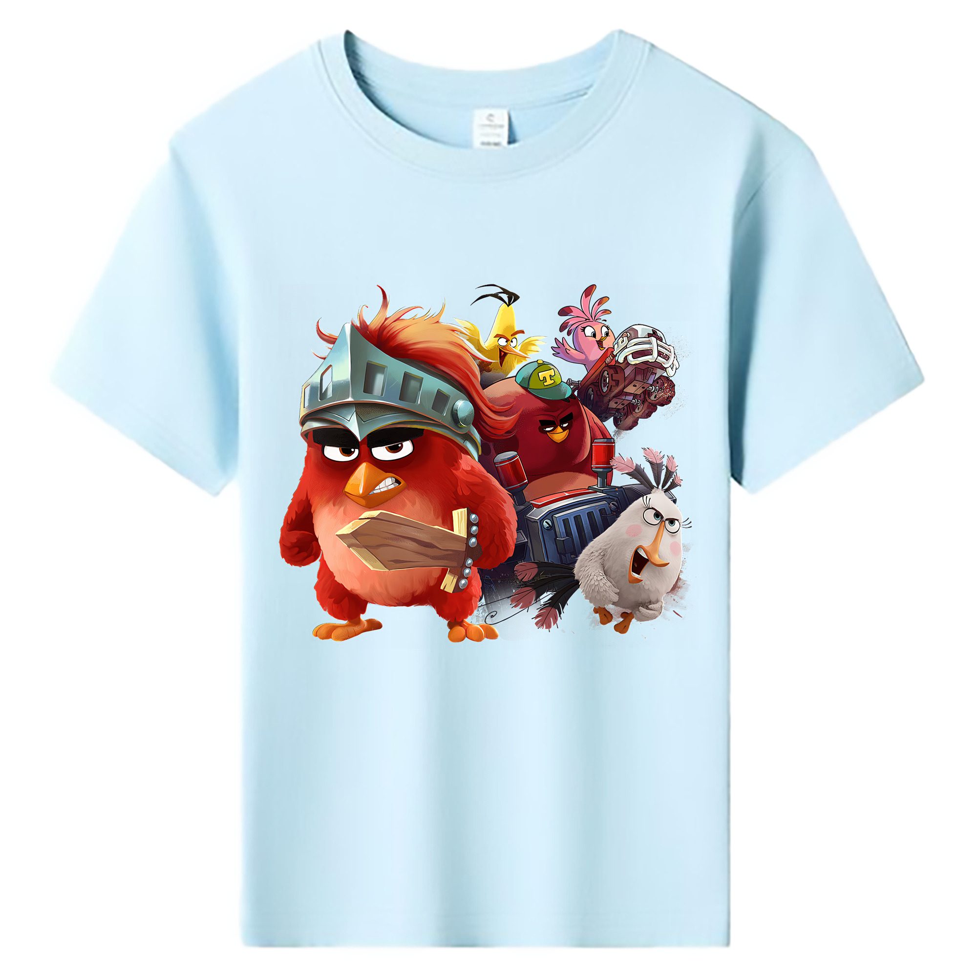 （画像用） Angry Birds アングリーバード 綿100％キッズTシャツ（フロントプリント）